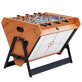 STÓŁ DO GIER 3W1 OBROTOWY GRY ZRĘCZNOŚCIOWE PIŁKARZYKI BILARD CYMBERGAJ